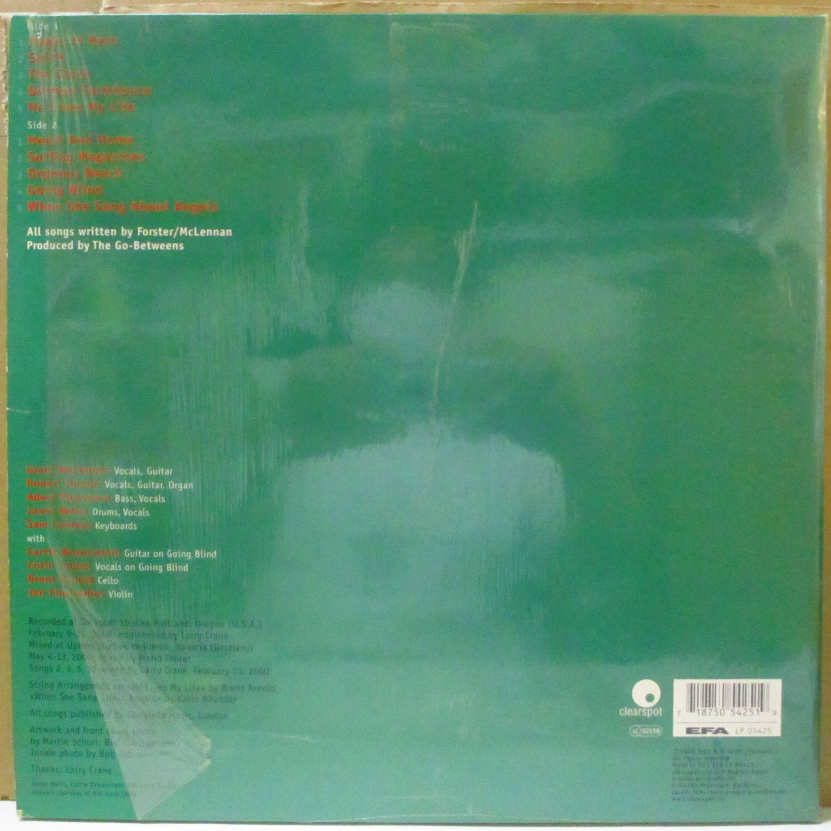 GO-BETWEENS, THE (ザ・ゴー・ビトウィーンズ)  - The Friends Of Rachel Worth (German オリジナル180グラム重量 LP/裏ジャケ曲目が赤文字の見開きジャケバージョン) '00年7thアルバム