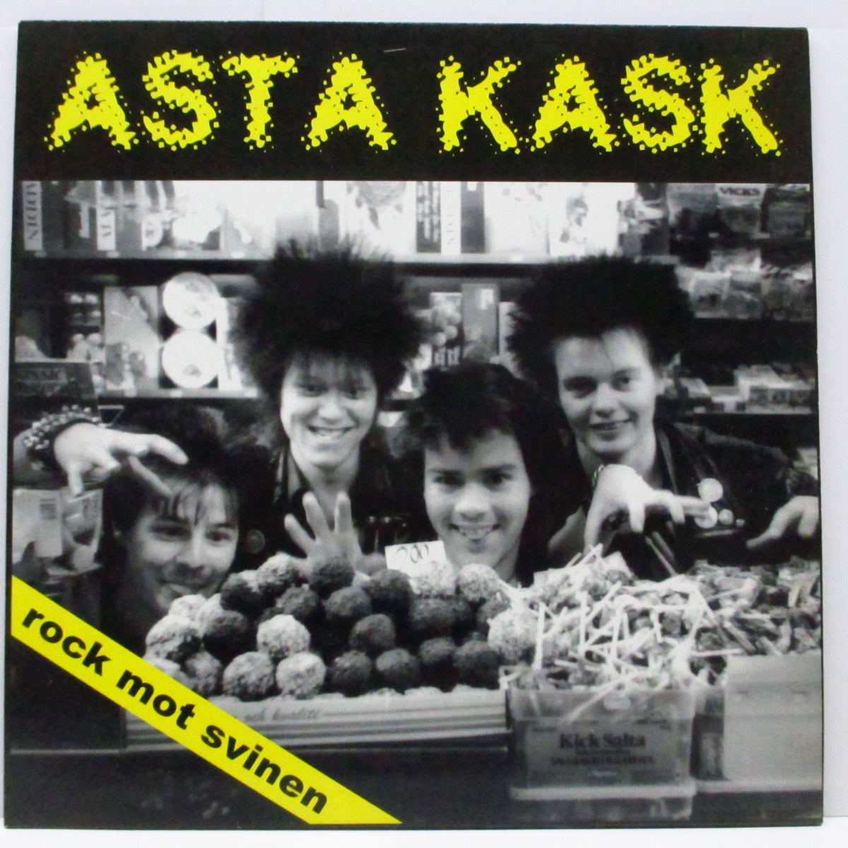 ASTA KASK (アスタ・カスク)  - Rock Mot Svinen (German オリジナル「ブラックヴァイナル」LP+インサート）22曲入りベスト！