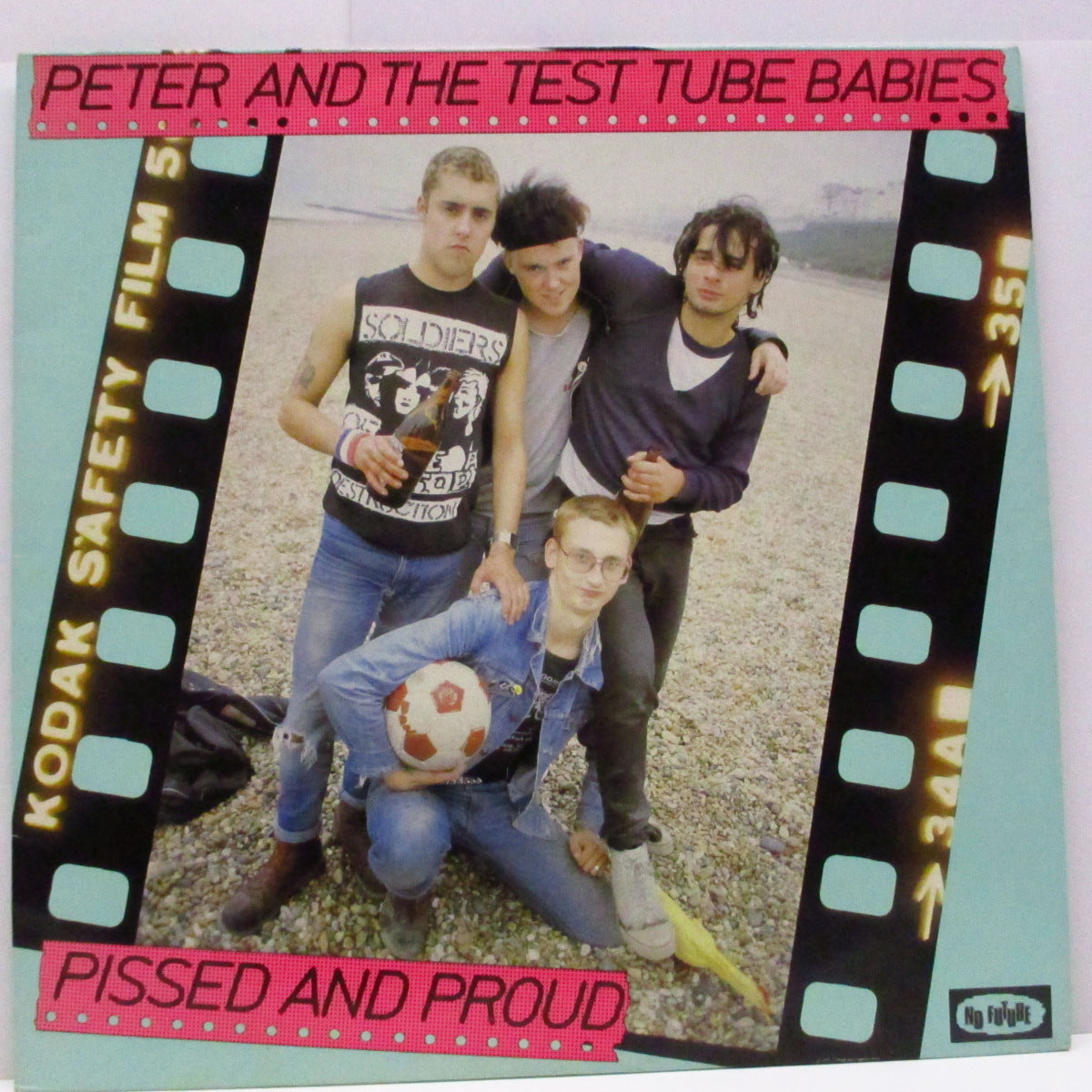 PETER AND THE TEST TUBE BABIES (ピーター & ザ・テスト・チューブ・ベイビーズ)  - Pissed And Proud (UK オリジナル LP+インナー) '82年ファースト（ライブ）！