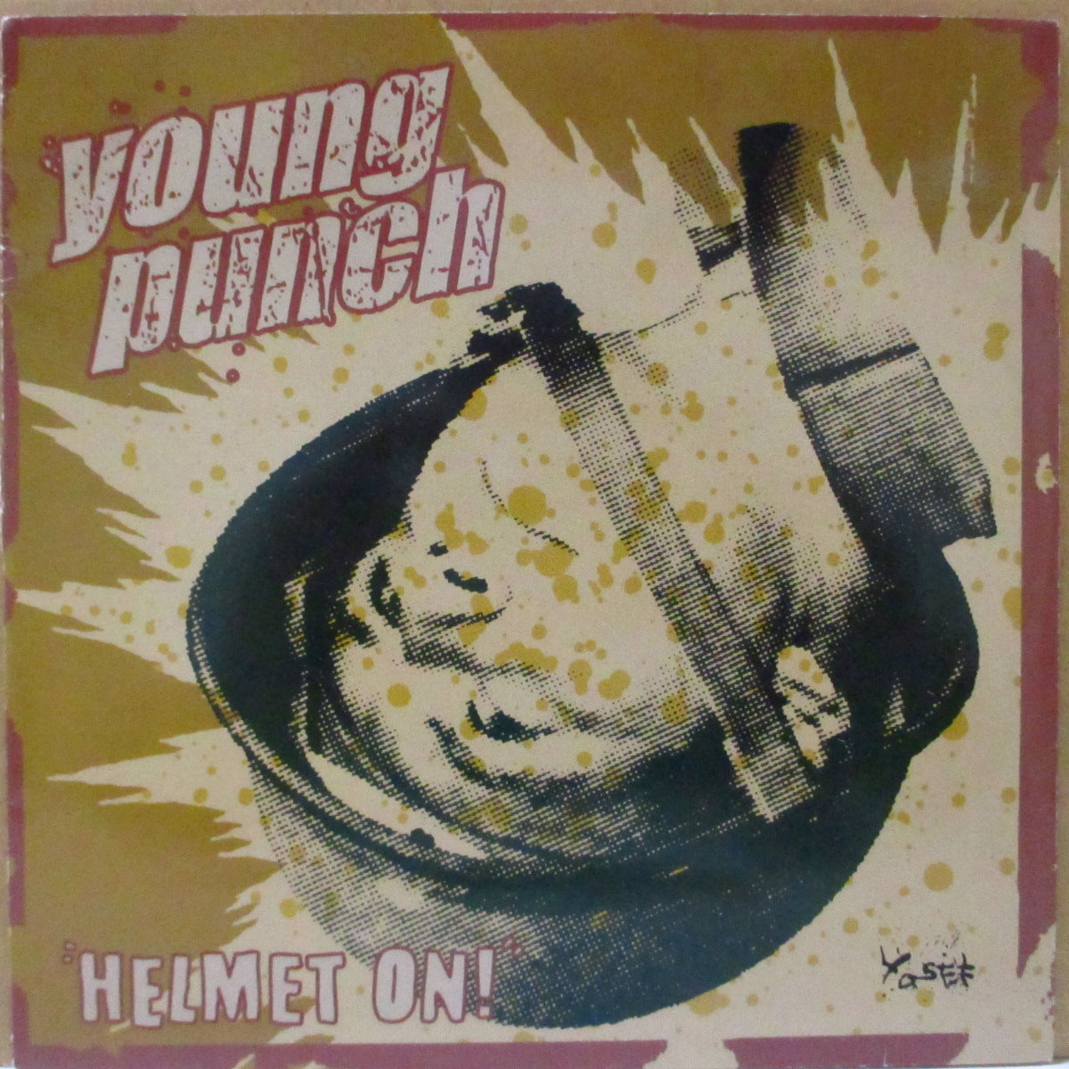 YOUNG PUNCH (ヤング・パンチ)  - Helmet On! (US '99 オリジナル4曲入り 7インチ/光沢固紙ジャケ)