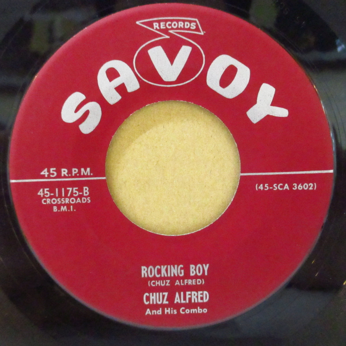 CHUZ ALFRED & His Combo (チャズ・アルフレッド)  - Rocking Boy / Rock Along (US '55 オリジナル 7インチ)両面ロッキン・ジャンプ・R&Bインスト