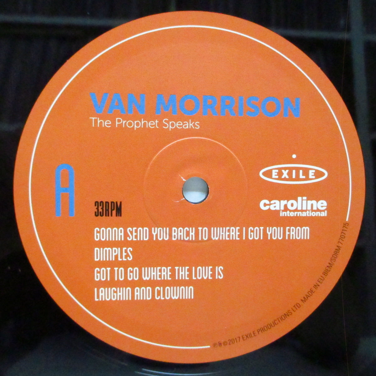 VAN MORRISON (ヴァン・モリソン)  - The Prophet Speaks (EU オリジナル 2xLP/光沢見開ジャケ) アナログはこのEU盤のみ！