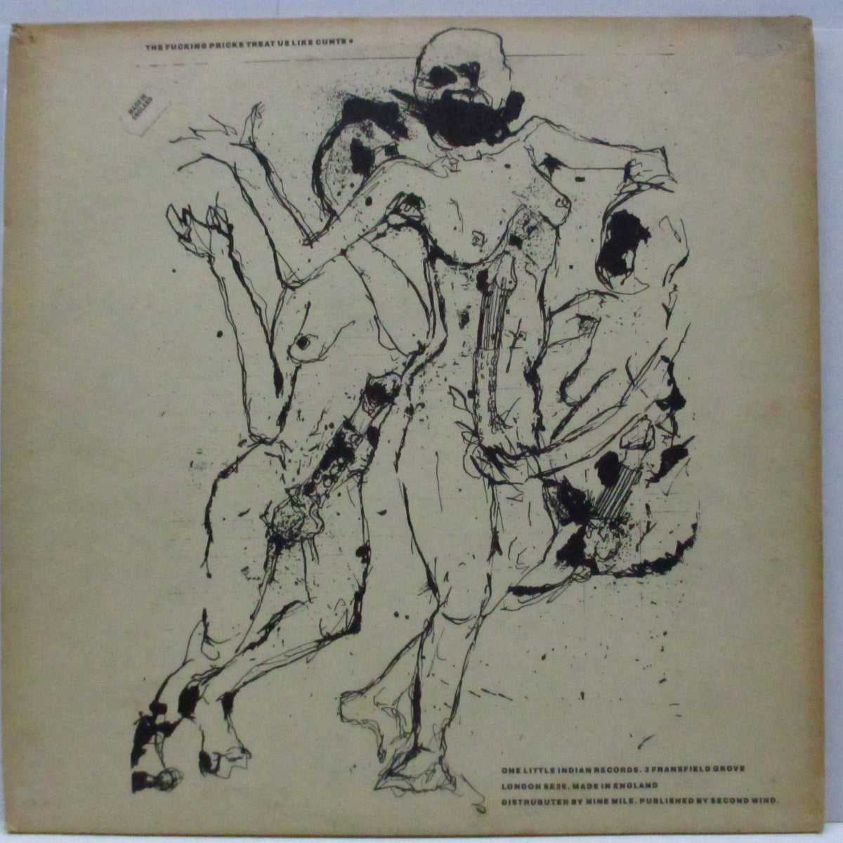 FLUX OF PINK INDIANS (フラックス・オブ・ピンク・インディアンズ)  - The Fucking Cunts Treat Us Like Pricks (UK '86 再発 LP/TPLP 3) '84年セカンド！
