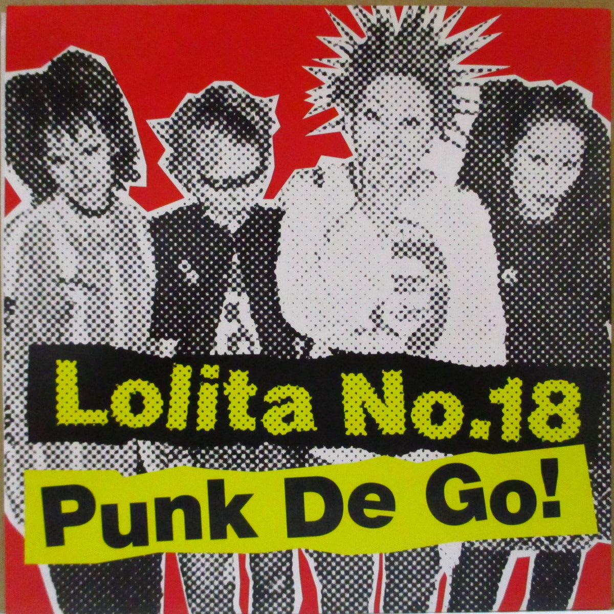 ロリータ18号 / GIGANTOR (Lolita No.18 / ジャイガンター)  - Punk De Go! (Japan 500枚限定スプリット「黒盤」 7インチ/光沢ソフト紙ジャケ)