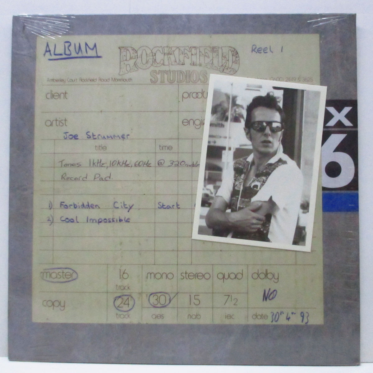 JOE STRUMMER (ジョー・ストラマー)  - Forbidden City : Demo (Worldwide「RSD 2019」3,000枚限定 180g 12"/ 「廃盤 New」 ) '93年の未発表音トラック！