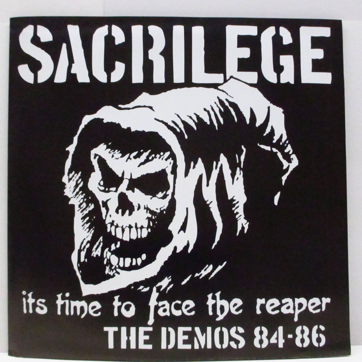 SACRILEGE (サクリレッジ)  - Its Time To Face The Reaper The Demos 84-86 (US 初回1,300枚限定「黒盤」2xLP/ポスタージャケ）