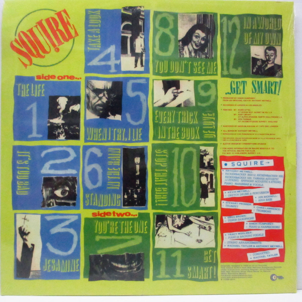 SQUIRE, THE (ザ ・スクワイヤー)  - ...Get Smart! (Spain '15「500枚限定再発」LP/ New) '83年セカンドアルバム！