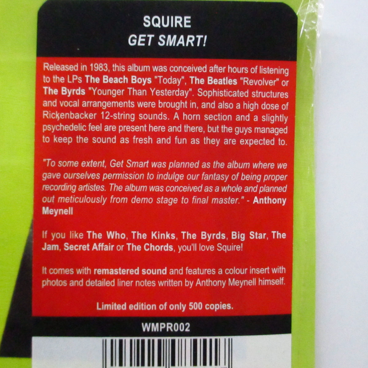 SQUIRE, THE (ザ ・スクワイヤー)  - ...Get Smart! (Spain '15「500枚限定再発」LP/ New) '83年セカンドアルバム！