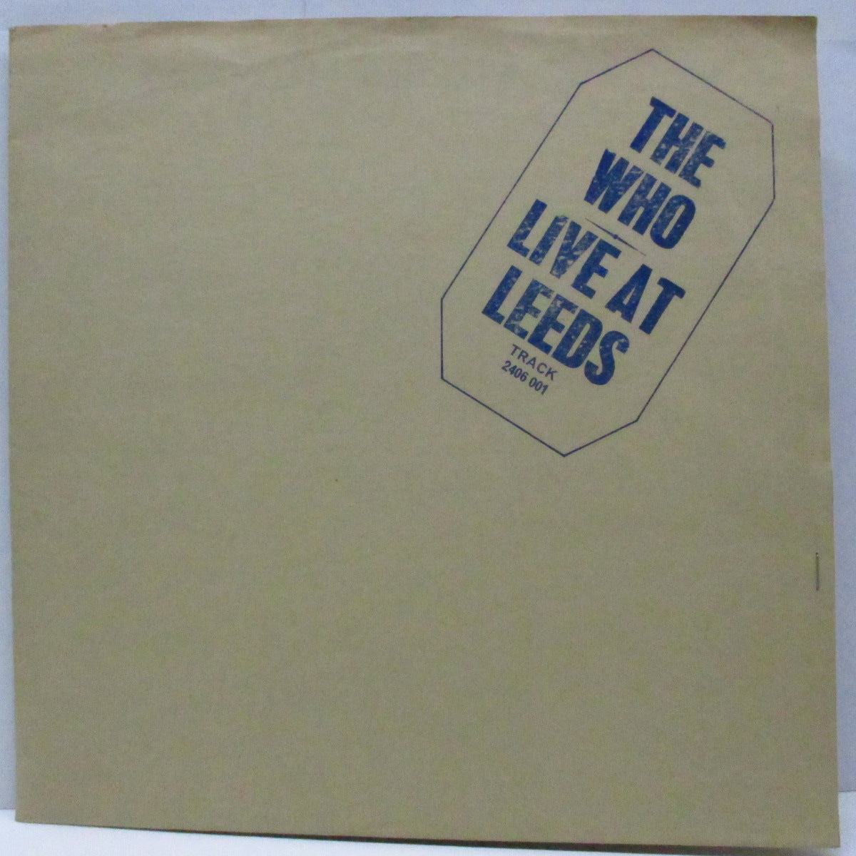 WHO (フー)  - Live At Leeds (UK '70 再発 「マト3/4」LP+「Live At Leeds」ポスター、インサート11枚/青ロゴ見開ジャケ「完品」）