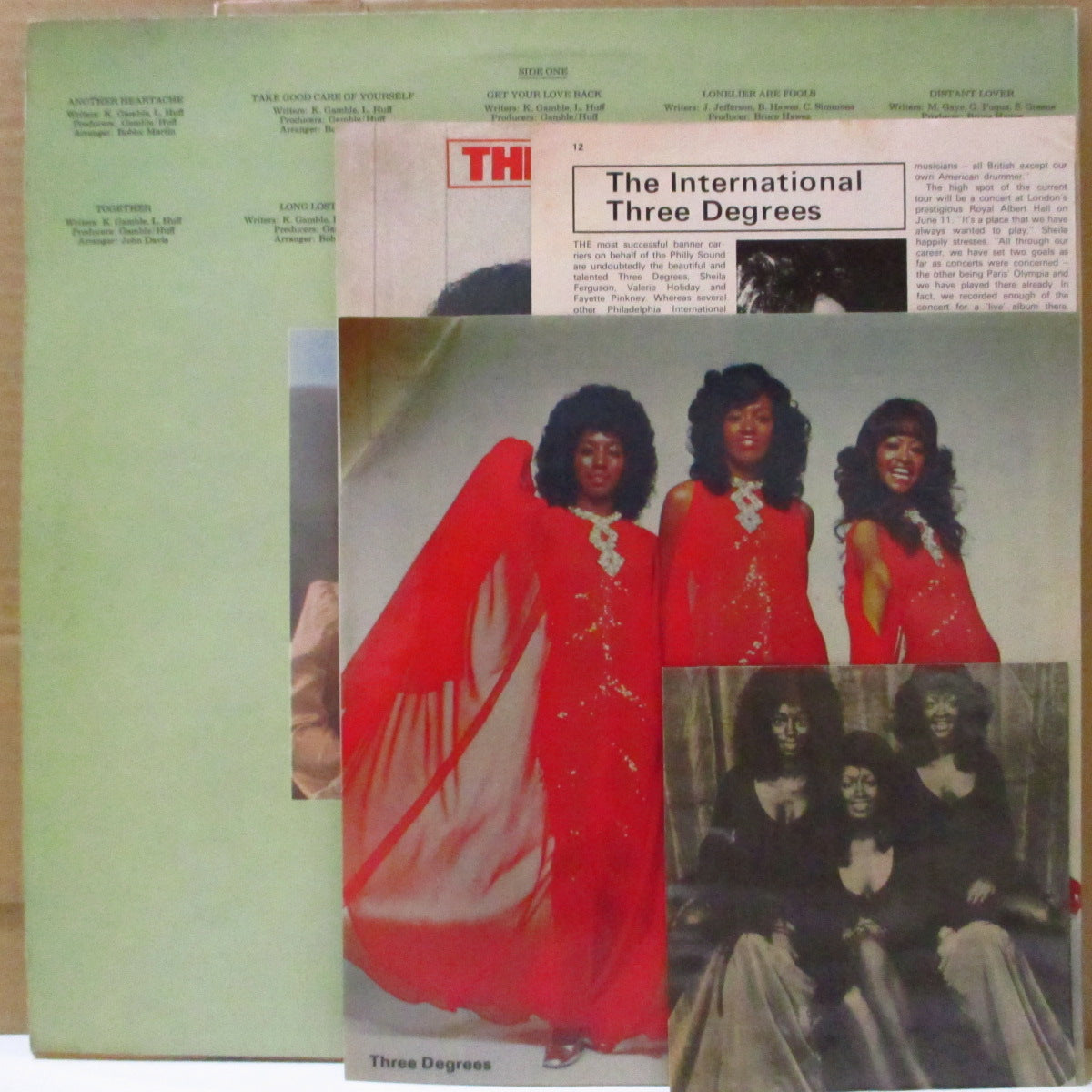 THREE DEGREES, THE (ザ・スリー・ディグリーズ)  - Take Good Care Of Yourself (UK '75 オリジナル・ステレオ LP)サードアルバム、長年LP未再発化