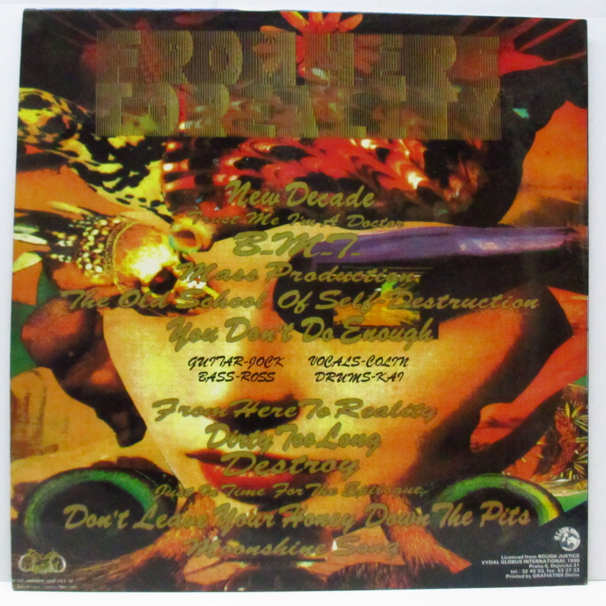 Charged G.B.H (チャージド G.B.H)  - From Here To Reality (Czecho オリジナル LP)  近年稀な美品！