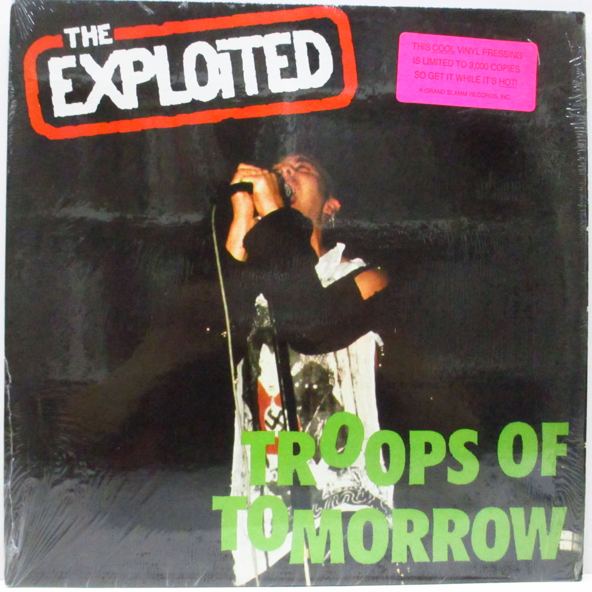 EXPLOITED, THE (ジ・エクスプロイテッド)  - Troops Of Tomorrow (US '90 「3,000枚限定」再発 LP/ステッカー付き別デザインジャケ）2nd アルバム
