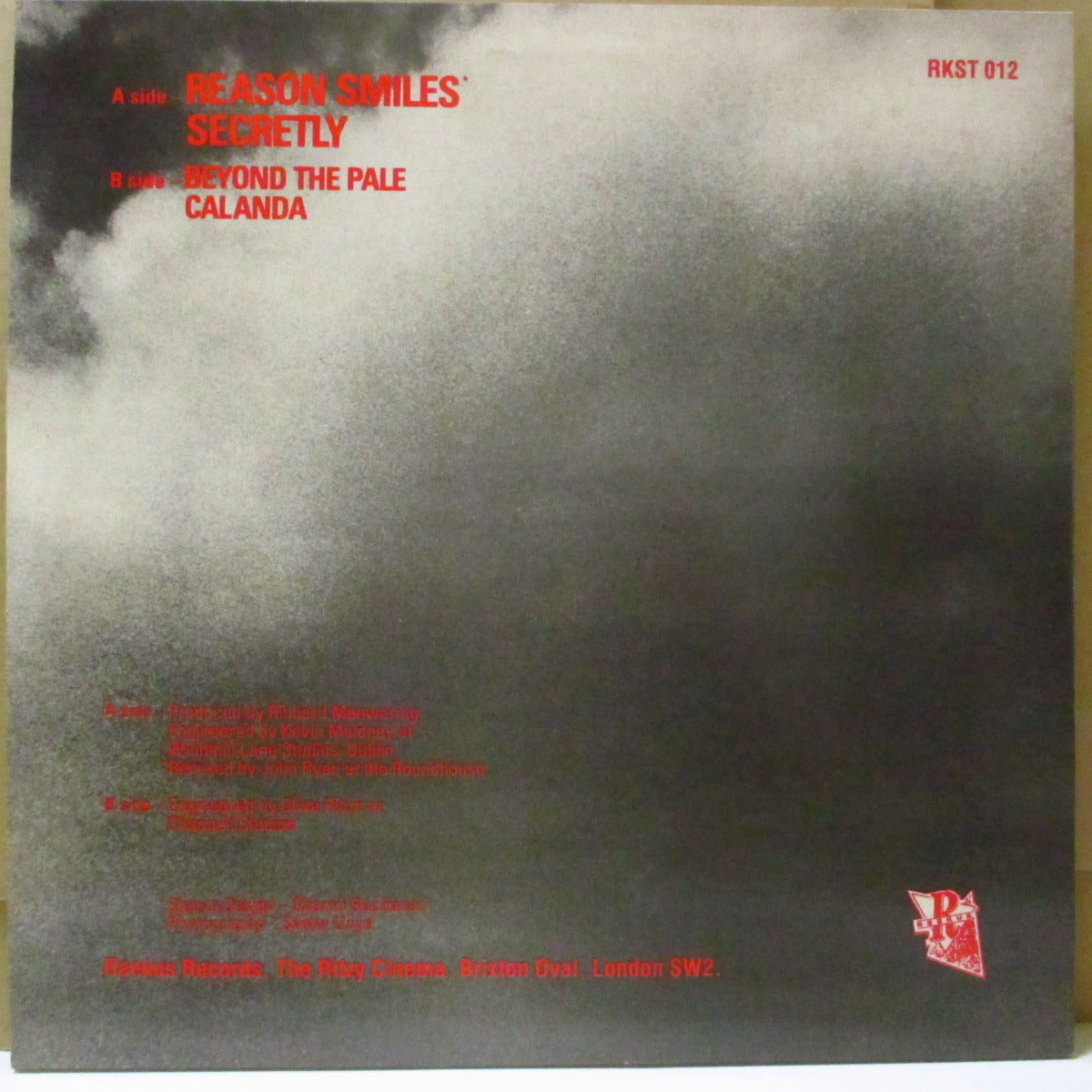 BIG SELF (ビッグ・セルフ)  - Reason Smiles (UK オリジナル4曲入り 12インチ) '85年EP