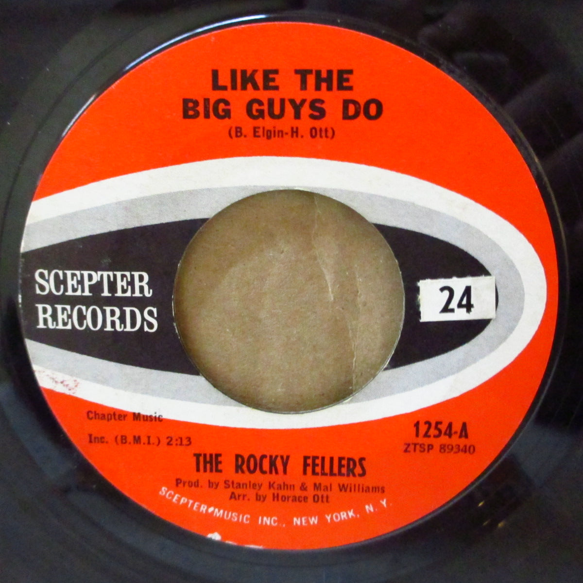 ROCKY FELLERS (ロッキー・フェラーズ)  - Like The Big Guys Do (US '63 オリジナル「スチレン盤」7インチ+カンパニースリーブ)ラテン調ティーンポップ！