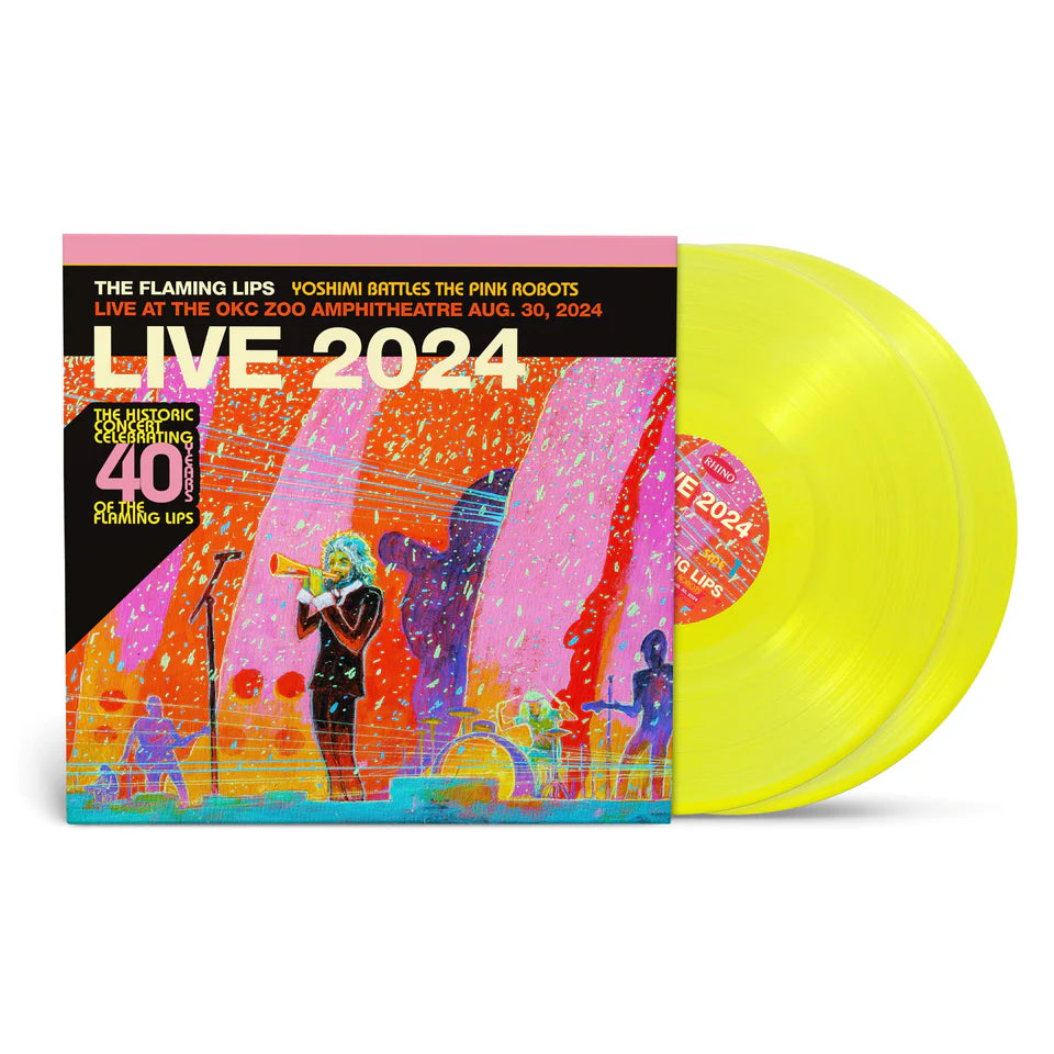 FLAMING LIPS, THE  (フレーミング・リップス)  - Yoshimi Battles The Pink Robots - Live At The Zoo Amphitheatre, Oklahoma City, August 30, 2024 (US「RSD / BLACK FRIDAY 2025」4,000枚限定「イエローヴァイナル」 2xLP/NEW) 11/30(日)【0:00】よりWEB販売予定！