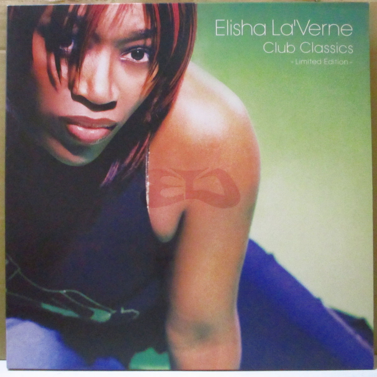 ELISHA LA'VERNE (エリーシャ・ラヴァーン)  - Club Classics (Japan オリジナル 2xLP/光沢エンボスジャケ) '01年ベスト&リミックスアルバム
