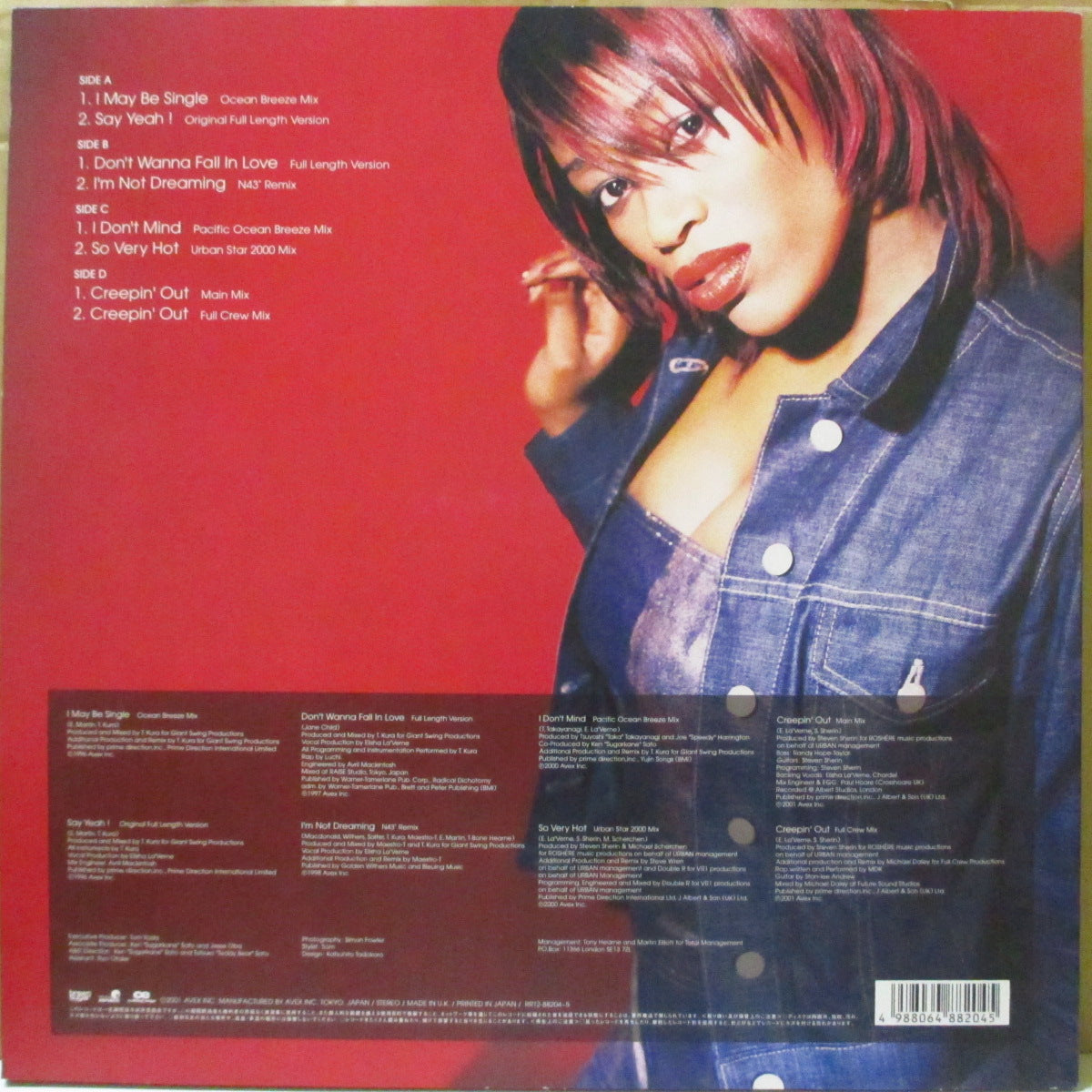 ELISHA LA'VERNE (エリーシャ・ラヴァーン)  - Club Classics (Japan オリジナル 2xLP/光沢エンボスジャケ) '01年ベスト&リミックスアルバム