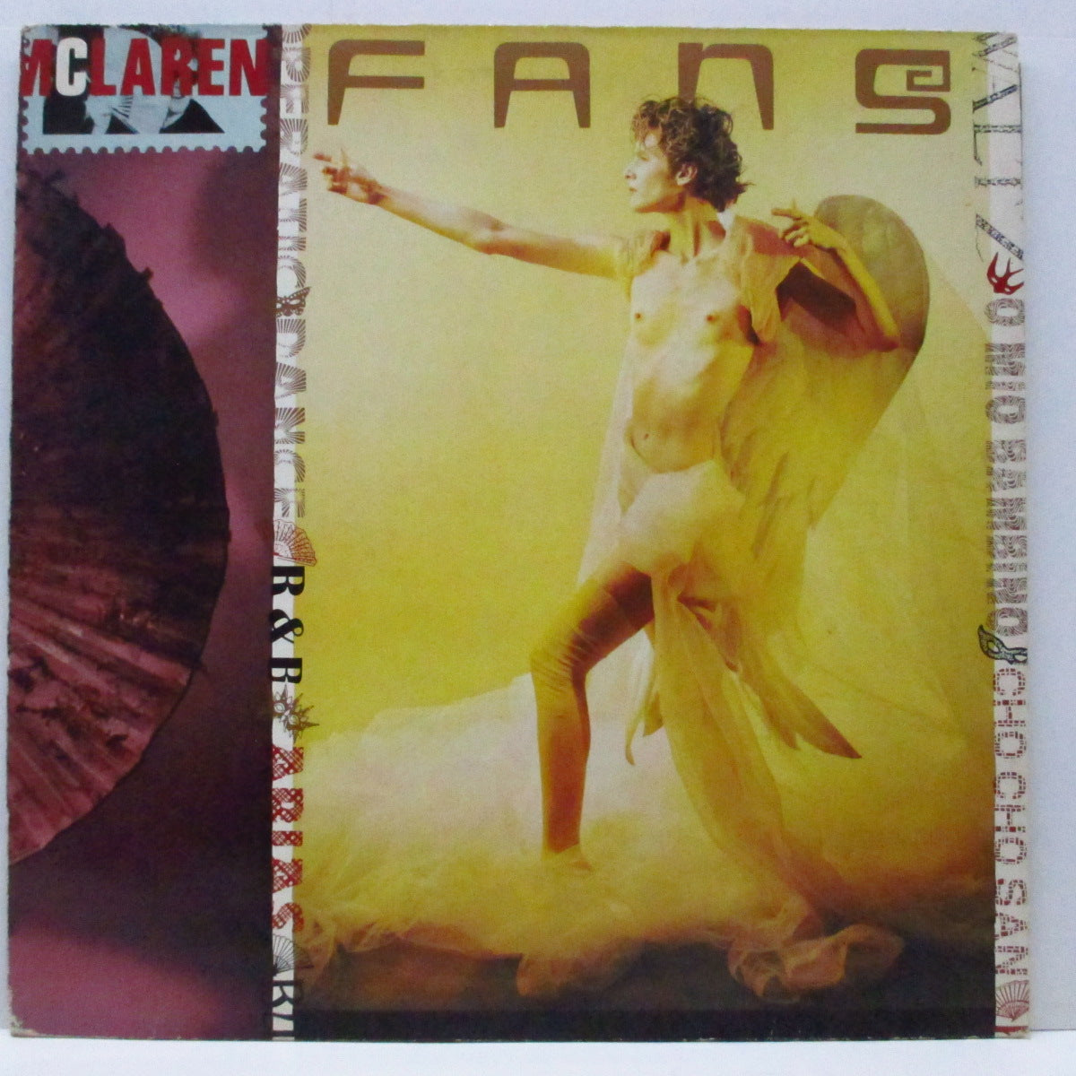 MALCOLM MCLAREN (マルコム・マクラーレン)  - Fans (UK オリジナル LP+インナー) '84年セカンド！オペラとR&Bのミックス作！