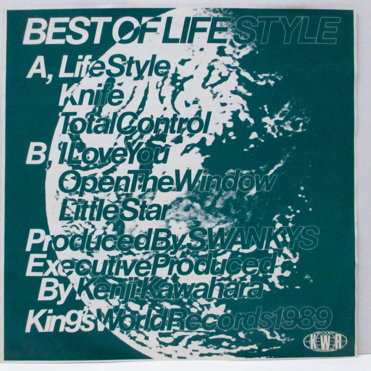 SWANKYS, THE (ザ・スワンキーズ)  - Best Of Life Style (Japan '89限定再発「クリアヴァイナル」12"+インサート)