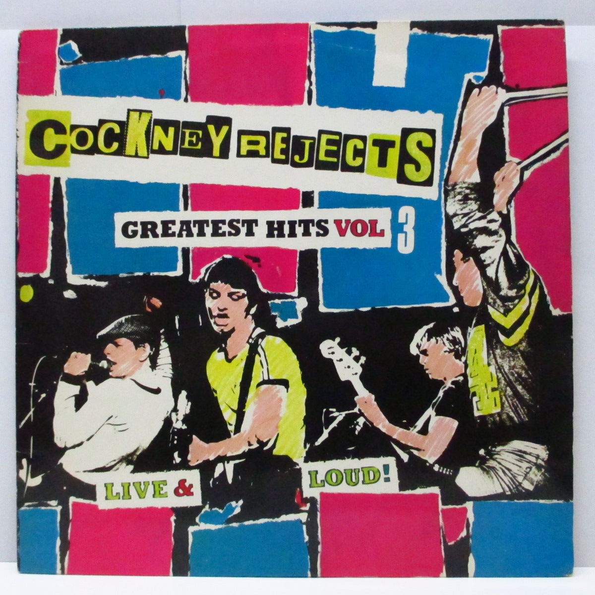 COCKNEY REJECTS (コックニー・リジェクツ)  - Greatest Hits Vol.3 (UK オリジナル LP) '81年、アビーロード・スタジオ録音ライブ !
