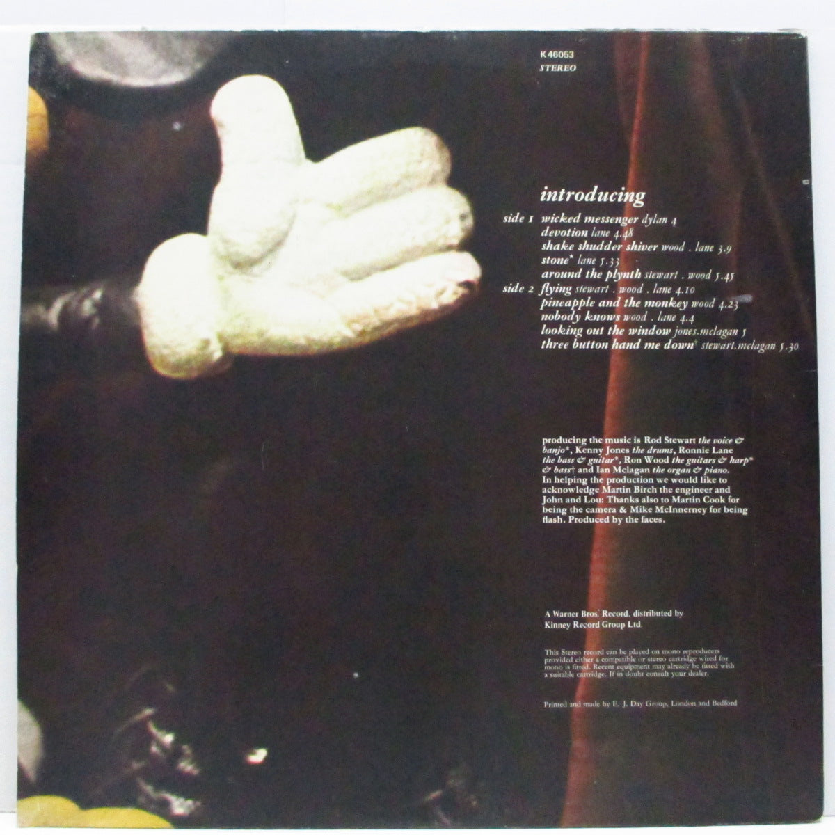 FACES (フェイセス)  - The First Step (UK '71 セカンドプレス「緑ラベ」LP+見開ジャケ/K 46053)
