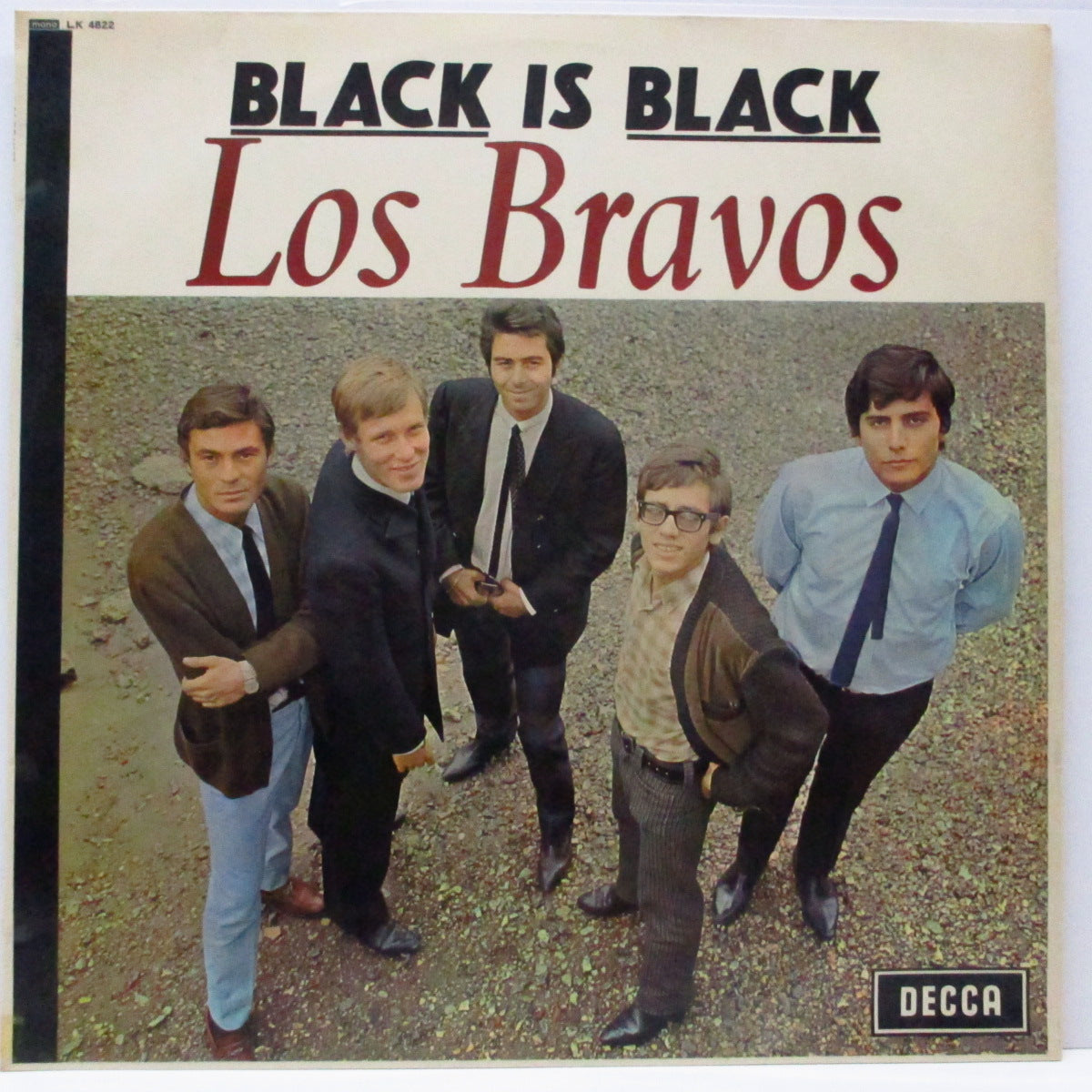 LOS BRAVOS (ロス・ブラボス)  - Black Is Black (UK オリジナル「モノラル」LP/C表面コーティングジャケ) スペインのビートグループ ! 