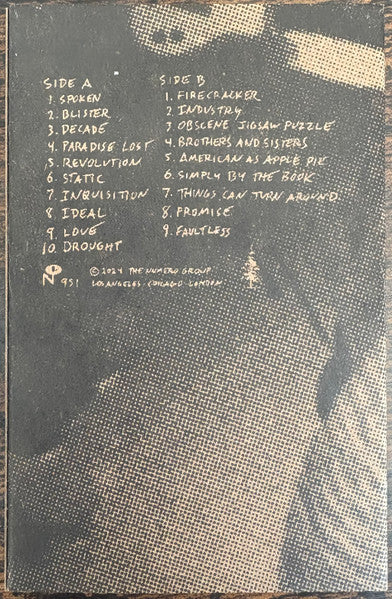 FRAIL (フレイル)  - No Industry (US 限定リリース Cassette/NEW) '25年コンピレーション