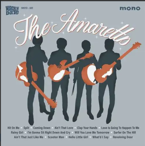 AMARETTS, THE (ジ・アマレッツ)  - The Amaretts (日本自主制作 15曲入りCD /New) 大阪（ケイハン）マージービート'25年15曲入りデビューアルバム！