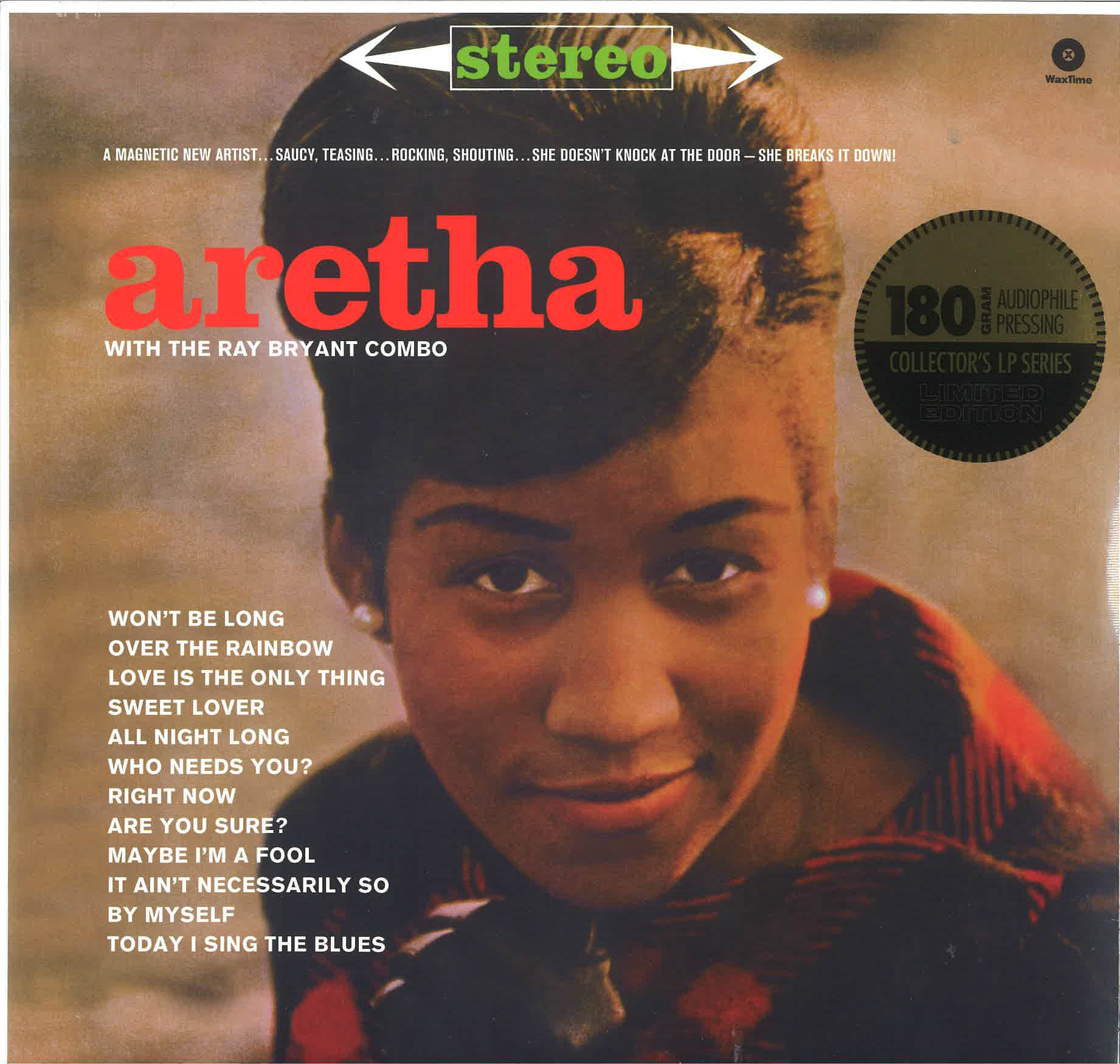 ARETHA FRANKLIN (アレサ・フランクリン)  - Aretha (EU 限定復刻ボーナス入り再発180g ステレオ LP/New)ソウル界ゴッド姉様 '61年19歳時のデビュー・アルバム