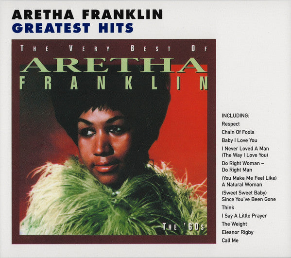 ARETHA FRANKLIN (アレサ・フランクリン)  - Greatest Hits (EU 限定CD-アウタースリップケース付き/New) ベスト全16曲