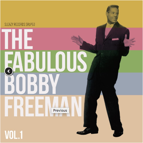 BOBBY FREEMAN (ボビー・フリーマン)  - The Fabulous Vol.1 (EU 限定アナログ LP/New) 初期ブラックR&Rジャイバーシングル編集コンピ！
