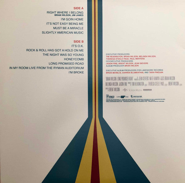 BRIAN WILSON (ブライアン・ウィルソン)  - サントラ：Long Promised Road (Worldwide 限定リリース「黒盤 LP/New)