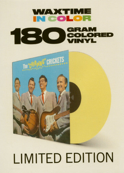 BUDDY HOLLY ( & THE CRICKETS) (バディ・ホリー & ザ・クリケッツ)  - The "Chirping" Crickets (EU 限定ボーナス追加16曲入り再発180g「イエロー VINYL」モノラル LP/New) クリケッツ名義'57年デビュー・アルバム