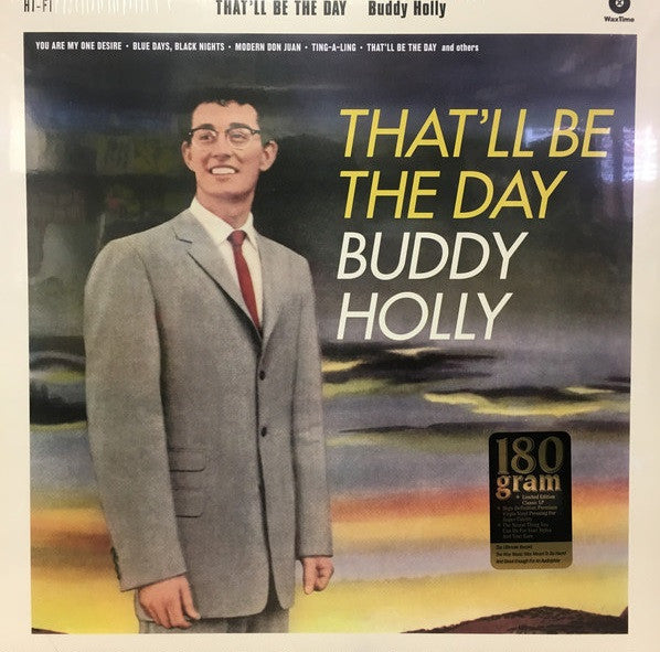 BUDDY HOLLY (バディ・ホリー)  - That'll Be The Day (EU 限定復刻ボーナス入り再発180g LP/New)'58年ソロ名義セカンド（＆ラスト）アルバム