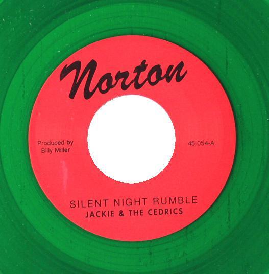 JACKIE & THE CEDRICS  (ジャッキー＆ザ・セドリックス) - Silent Night Rumble (US 限定ジャケ付き「グリーンVINYL」7"/廃盤 New)'96年クリスマス・シングル