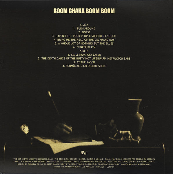 CHARLIE MEGIRA & The Bet She’an Valley Hillbillies (チャーリー・メギラ )  - Boom Chaka Boom Boom (US 限定再発「赤盤」LP/New) ラスト作