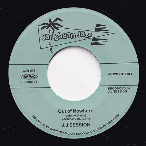 J.J SESSION (J.J.セッション)  - Out Of Nowhere/TOKYO BLUES (日本限定 7インチ/New) 東京オーセンティック・スカ・スタイル！3/27 発売、予約受付中！