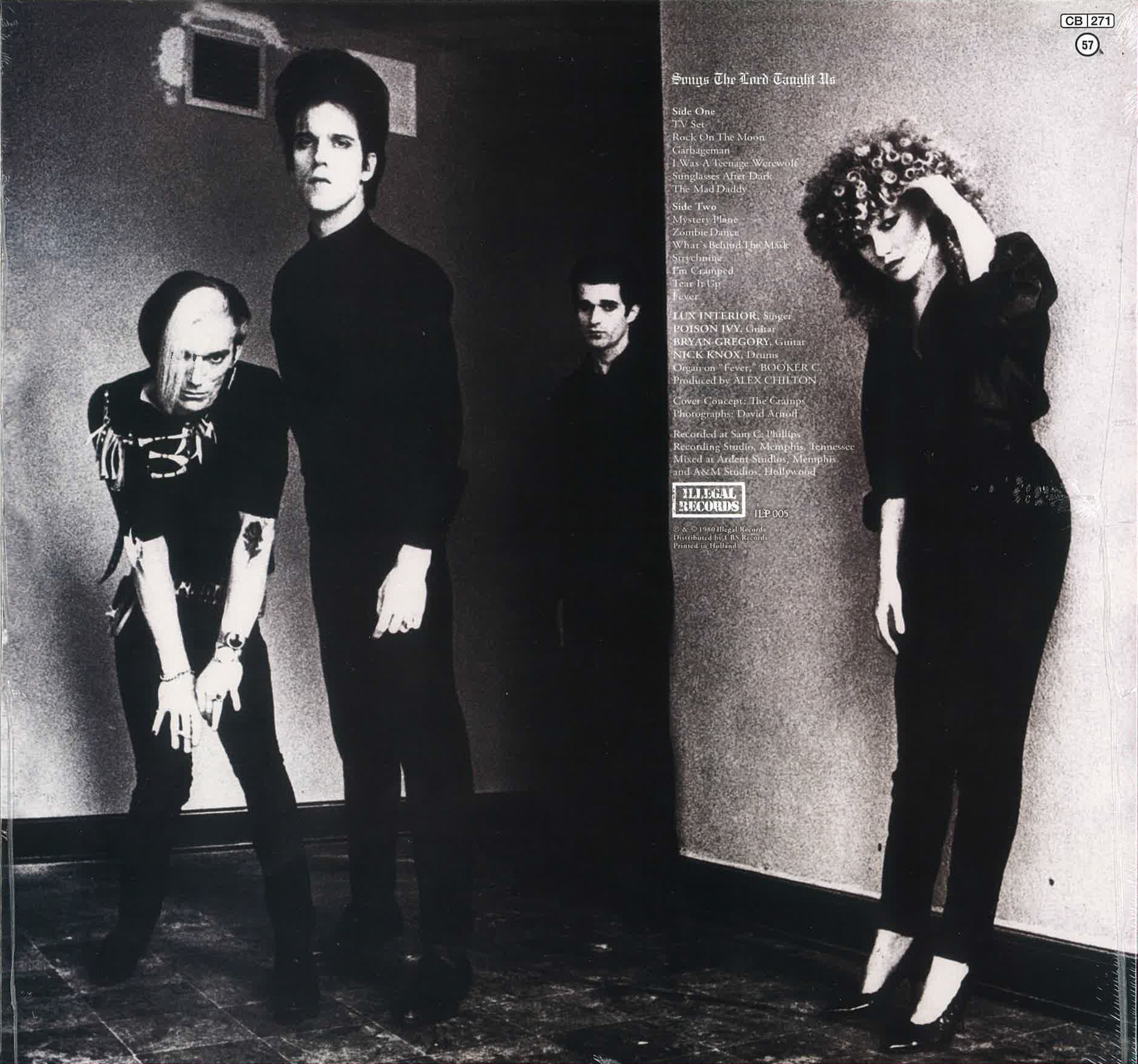CRAMPS (クランプス)  - Songs The Lord Taught Us (EU 限定リプロ再発「グレイ・マーブルカラーVINYL」LP/New)’80年フルデビュー・アルバム！