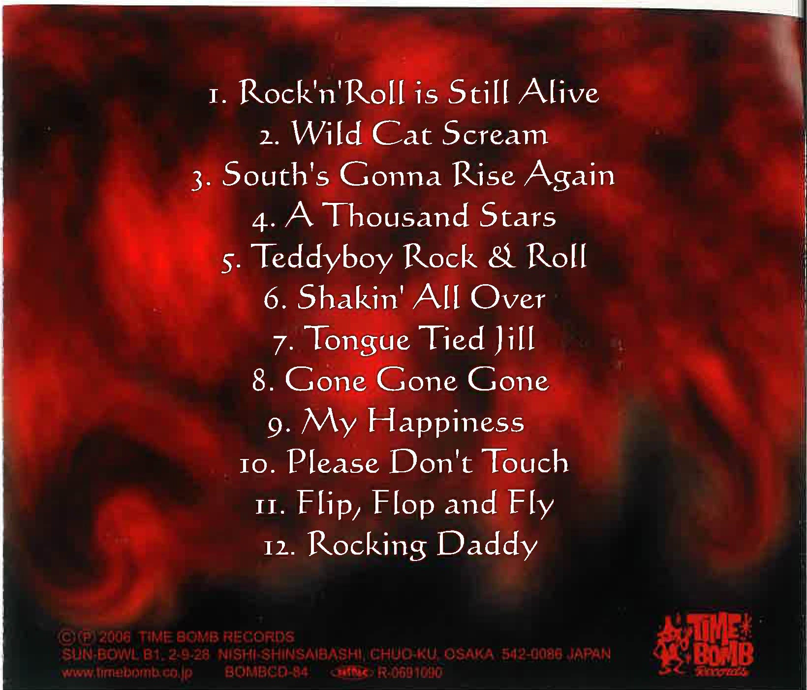 CRAZY TEDS (クレイジー・テッズ) - Rock'n'Roll Is Still Alive (Japan タイムボム  限定 CD / New) 大阪ディボーイR&R '06年デビューアルバム！