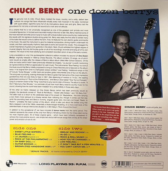 CHUCK BERRY (チャック・ベリー)  - One Dozen Berrys (EU 限定復刻ボーナス入り再発180g LP/Pan Am-9152329) '58年大名作セカンド・アルバム！