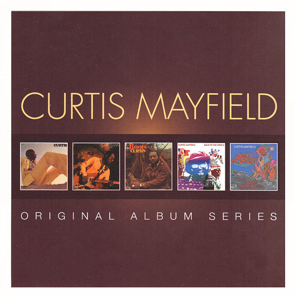 CURTIS MAYFIELD (カーティス・メイフィールド)  - Original Album Series (EU 限定合体再発CDx5枚組ボックス・セット/New)全45曲