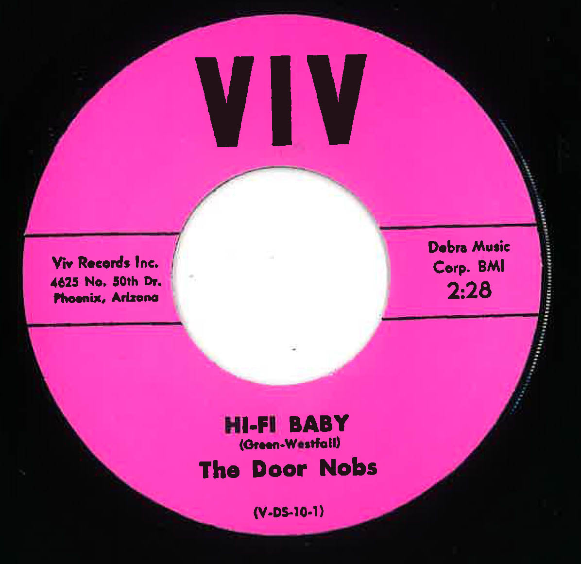 DOOR NOBS, THE  (ザ・ドアノブズ)  - Hi-Fi Baby / I Need Your Lovin, Babe (US 限定リプロ再発 7インチ/ New) ロックンロール・ジャイヴァー！