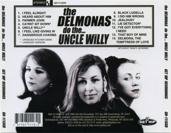 DELMONAS (デルモナス)  - Do The Uncle Willy (US 限定再発 CD/New)89年米国コンピ