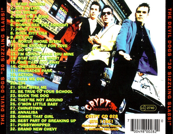DEVIL DOGS (デヴィル・ドッグス)  - 30 Sizzling Slabs ! (ドイツ限定再発 CD/廃盤 New) '89〜'91年3枚のアルバムから選曲のベスト32曲