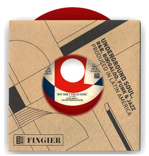 DIANE WARD & The Kevin Fingier Collective  (ダイアン・ワード & ザ・ケヴィン・フィンガー・コレクティヴ)  - Why Don't You Go Home (UK 限定「赤盤」7"/New）大当たり！MOD-R&Bノーザン好きドンピシャ、DJマスト！