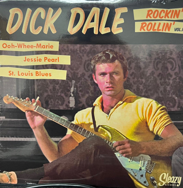 DICK DALE (ディック・デイル)  - Rockin' Rollin' vol.1 / Ooh-Whee-Marie +2 (Spain 限定ジャケ付き再発3曲入り 7" EP/New)ロカビリージャイヴァー＋ポップコーン