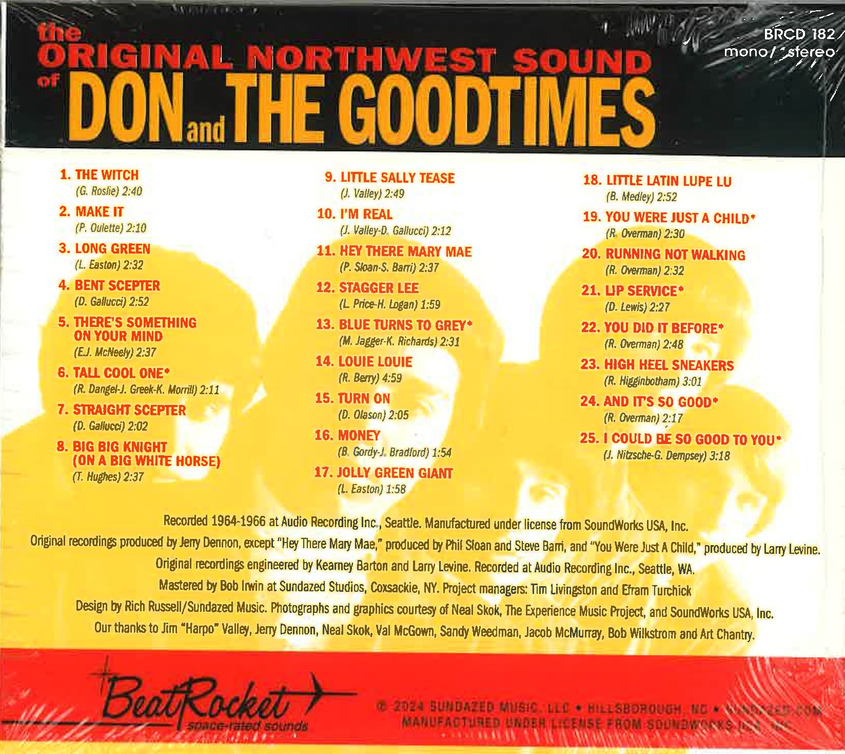 DON AND THE GOODTIMES (ドン・アンド・ザ・グッドタイムス)  - The Original Northwest Sound Of Don & The Goodtimes (US 限定デジパックCD/ New)