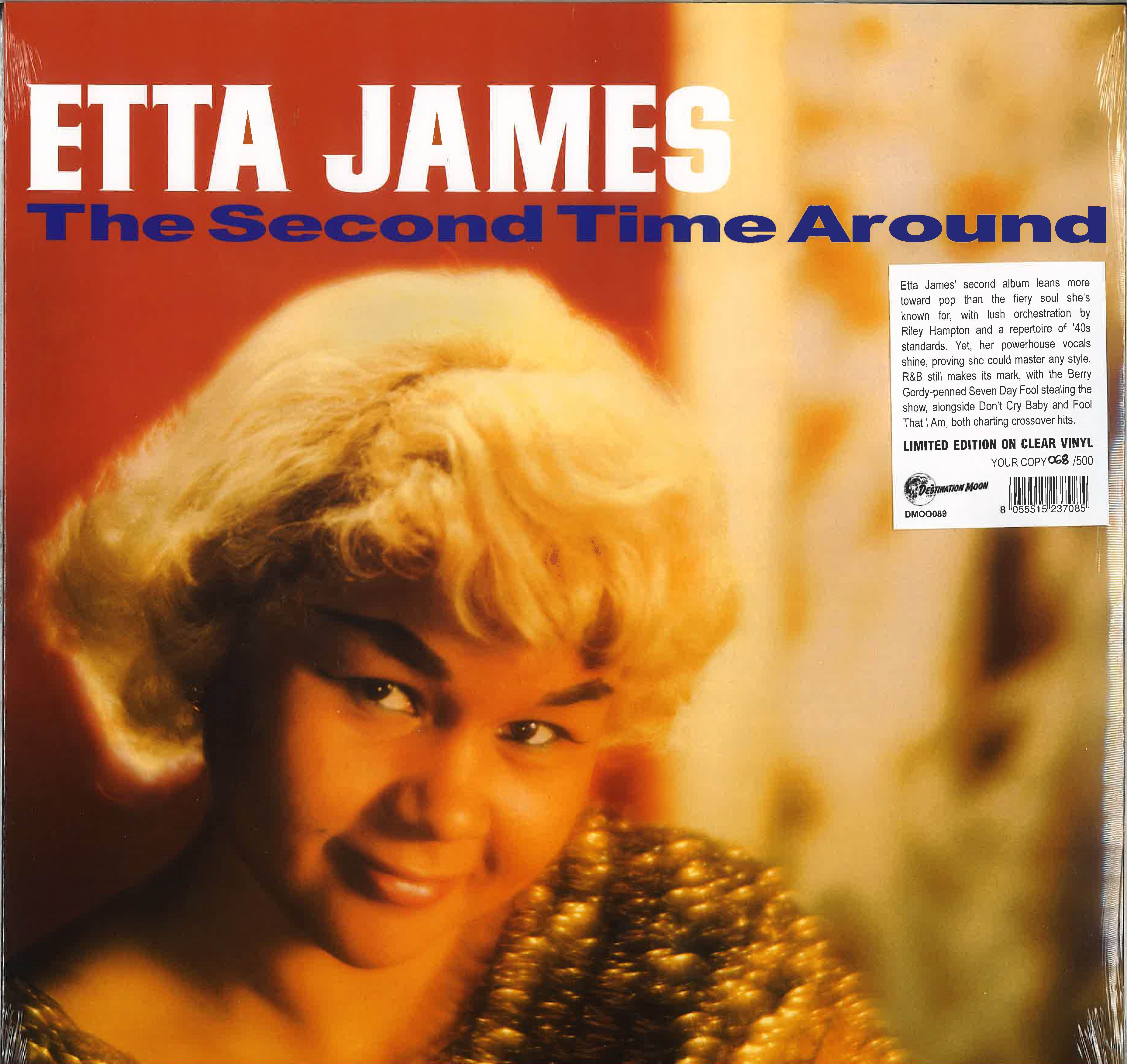 ETTA JAMES (エタ・ジェイムズ)  - The Second Time Around (EU 500枚限定ナンバリング入り「クリアVINYL」再発 LP/New) '61年名作セカンド・アルバム！