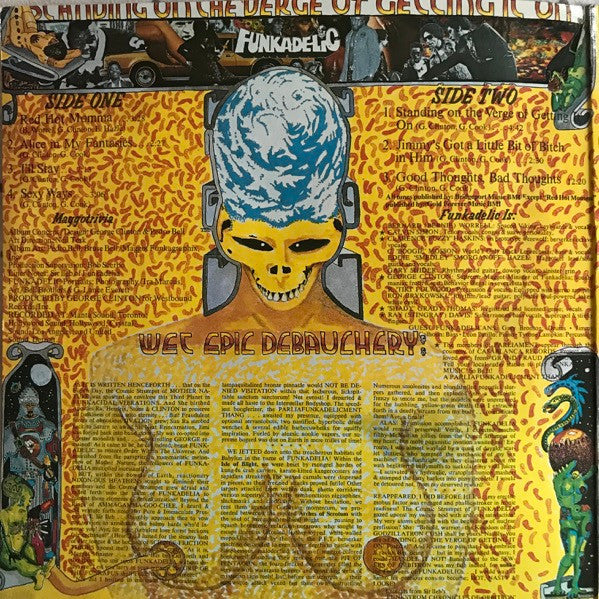 FUNKADELIC (ファンカデリック)  - Standing On The Verge Of Getting It On (EU 限定復刻再発アナログLP-見開きジャケ/New)