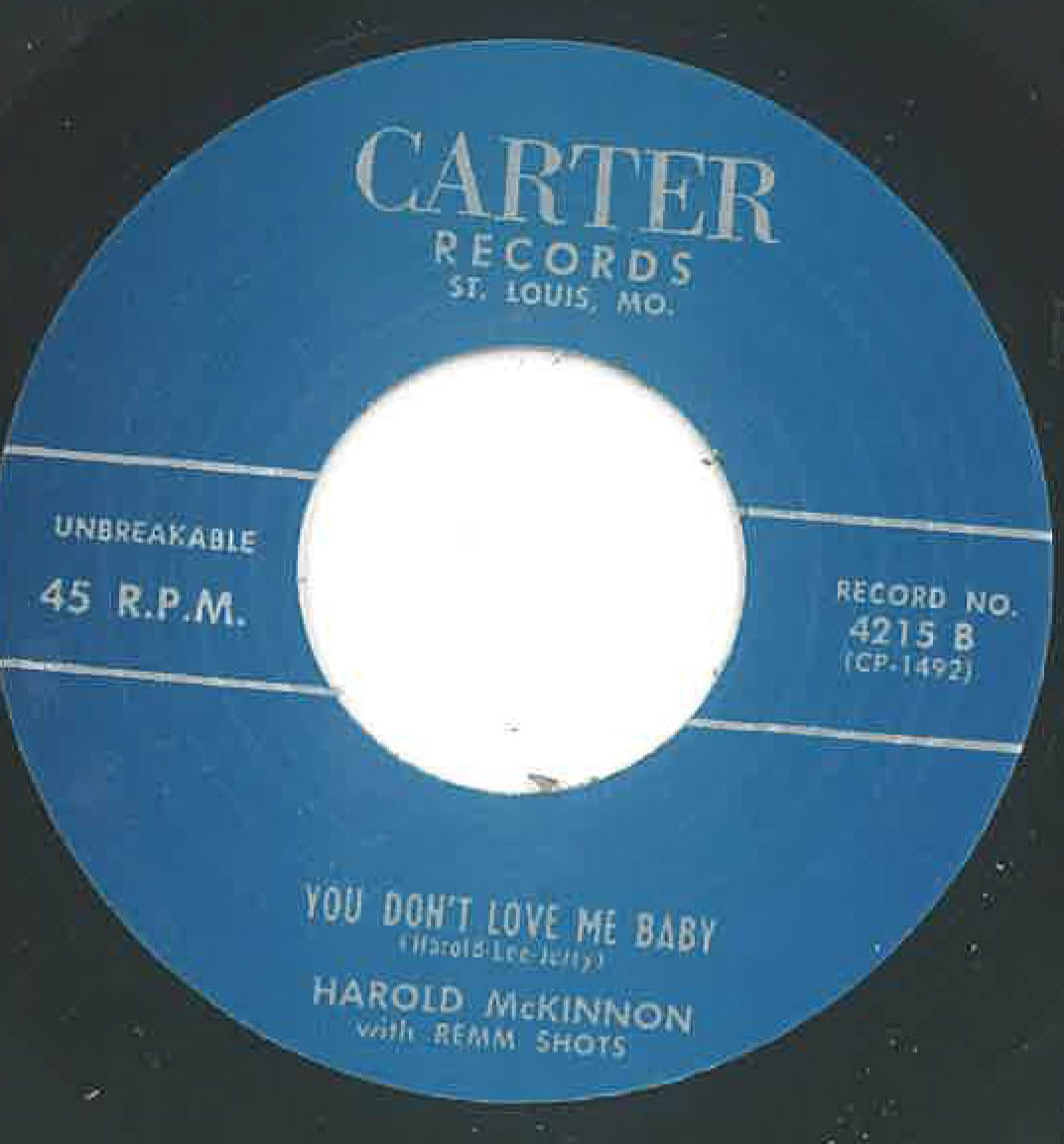 HAROLD McKINNON & the REMM SHOTS (ハロルド・マッキノン & ザ・レムショッツ)  - Little Jump Joint (US 限定リプロ再発 7インチ/ New) ボッピン・ロカビリー名曲！